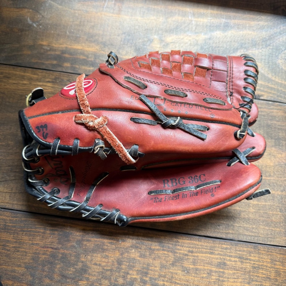 Rawlings Baseball Glove 12" Ken Griffey Jr RBG36C Red Brown RHT Fastback RBG36C